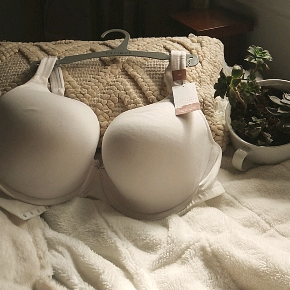 White Underwire Bra 38F